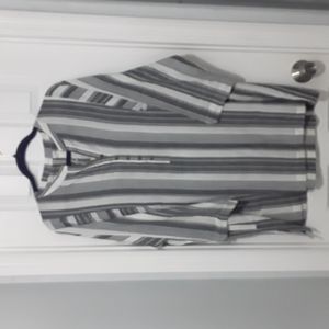 Stripe tunic shirt